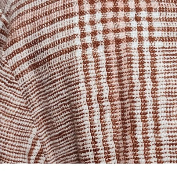 J. Jill Women's Beige Plaid Blazer sze Large Petite - Picture 3 of 9